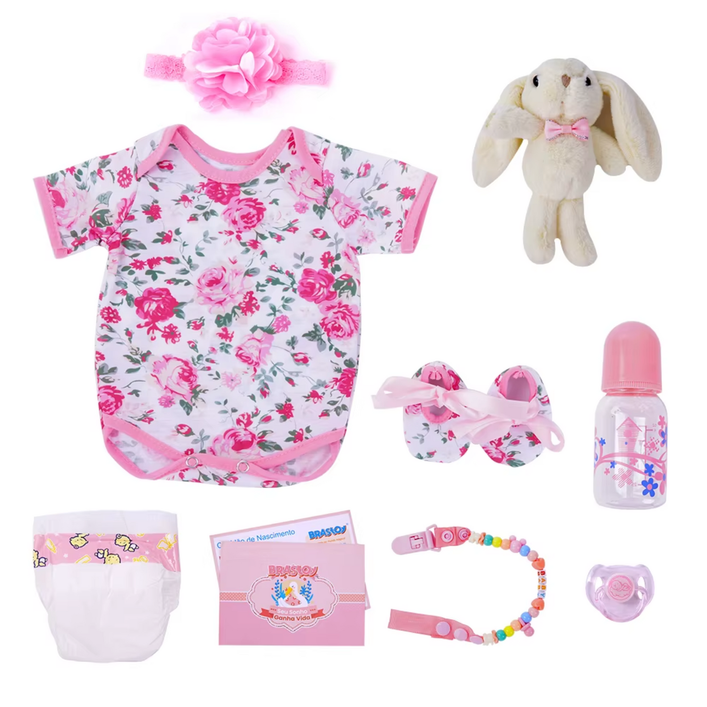 Bebê Reborn Menino ou Menina - Silicone vinil realista recém-nascido