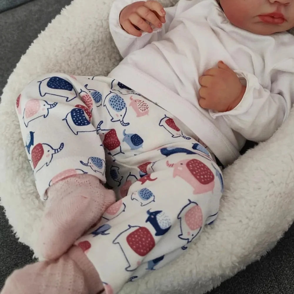 Bebê Reborn Menino Enzo - Silicone vinil realista recém-nascido