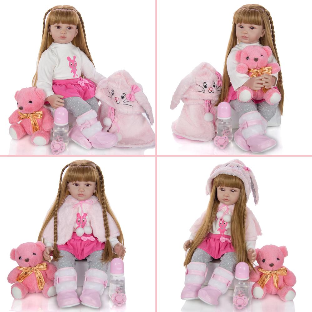 Bebe Reborn Linda Menina Princesa Corpinho Todo de Silicone à Pronta Entrega