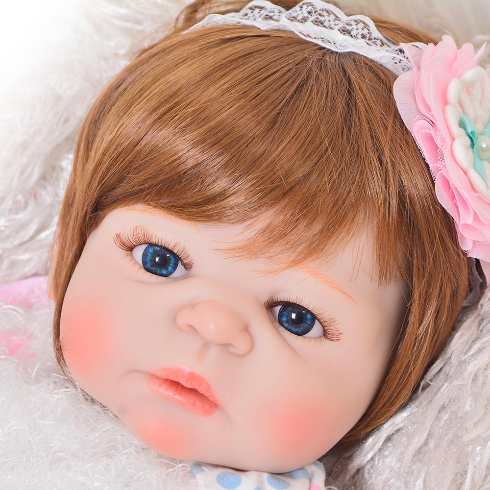 Bebe Reborn, Menina, 57 Cm corpo em Vinil Silicone - Pronta Entrega