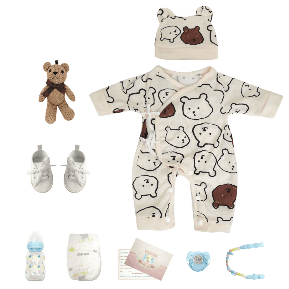 Bebê Reborn Menino ou Menina - Silicone vinil realista recém-nascido