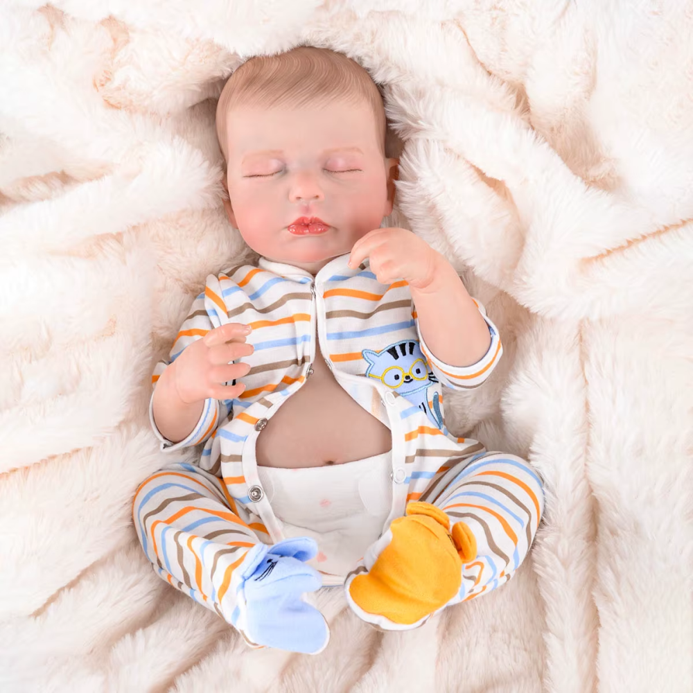 Bebê Reborn Menino ou Menina - Silicone vinil realista recém-nascido 2