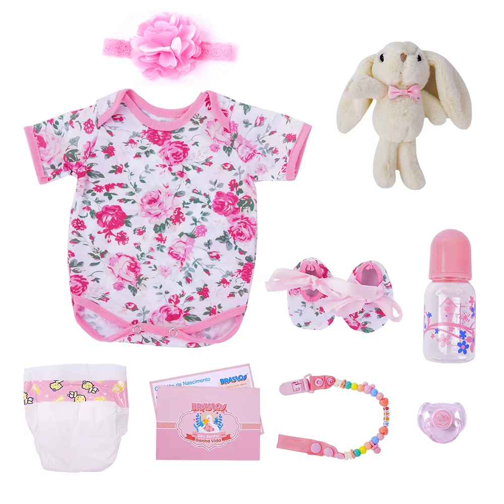 Linda Bebê Reborn Maria Eduarda - Silicone vinil realista