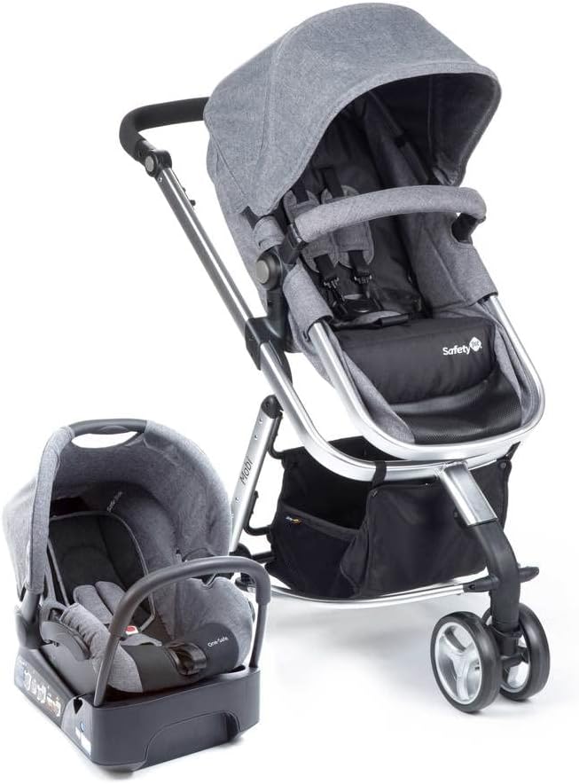 Carrinho de Bebê Safety 1st Travel System Mobi Trio Preto