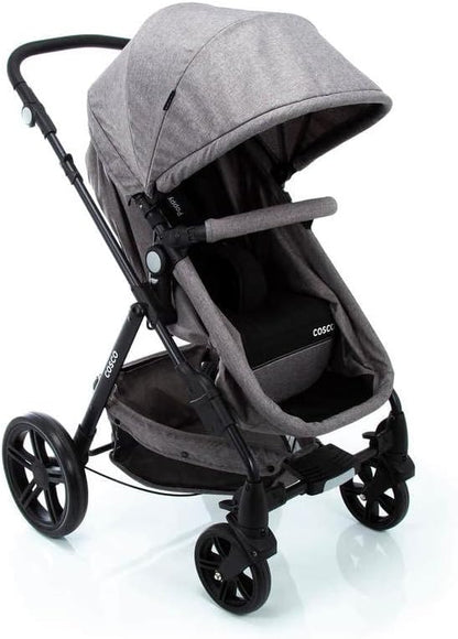 Carrinho de Bebê Cosco Travel System Poppy Duo Mescla – 0 a 15kg com Bebê Conforto