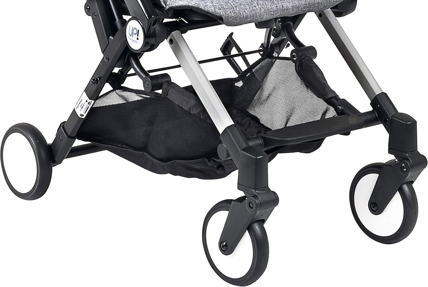 Carrinho De Bebe Burigotto Com Bebe Conforto Cinza, 0 a 15kg