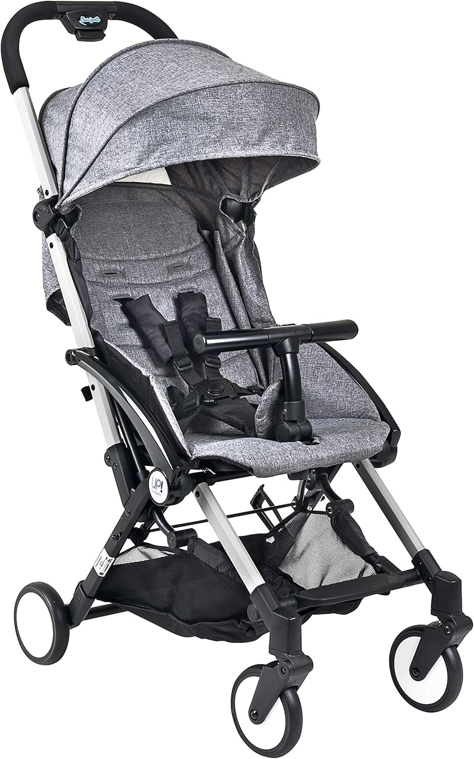 Carrinho De Bebe Burigotto Com Bebe Conforto Cinza, 0 a 15kg