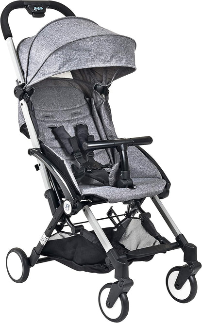 Carrinho De Bebe Burigotto Com Bebe Conforto Cinza, 0 a 15kg
