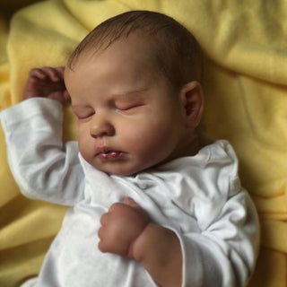 Bebê Reborn Menino Davi -  Silicone vinil realista recém-nascido
