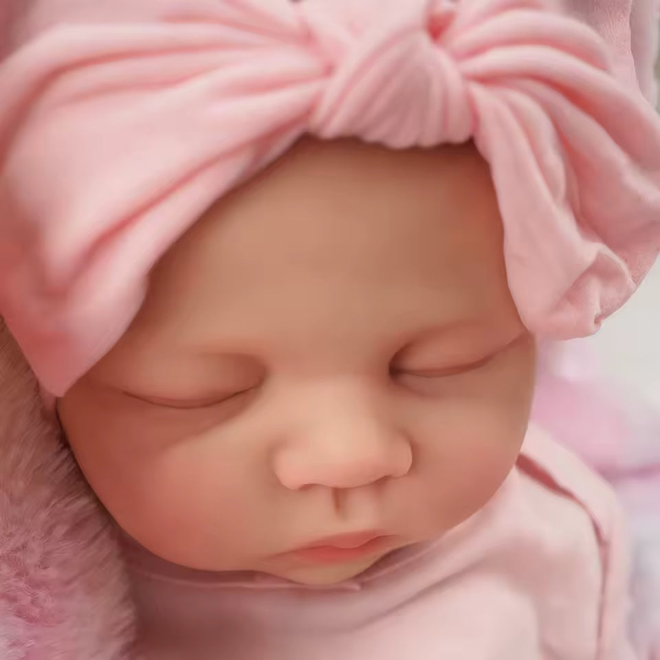 Boneca Bebê Reborn Menina em Silicone Sólido – Pode Tomar Banho