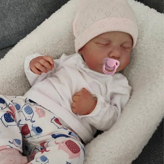 Bebê Reborn Menino Enzo -  Silicone vinil realista recém-nascido