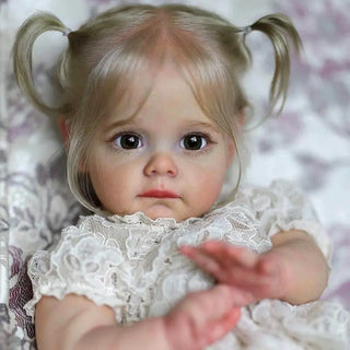 Princesa Sophie Bebe Reborn Silicone Pele 3D Realista Cabelo Loiro