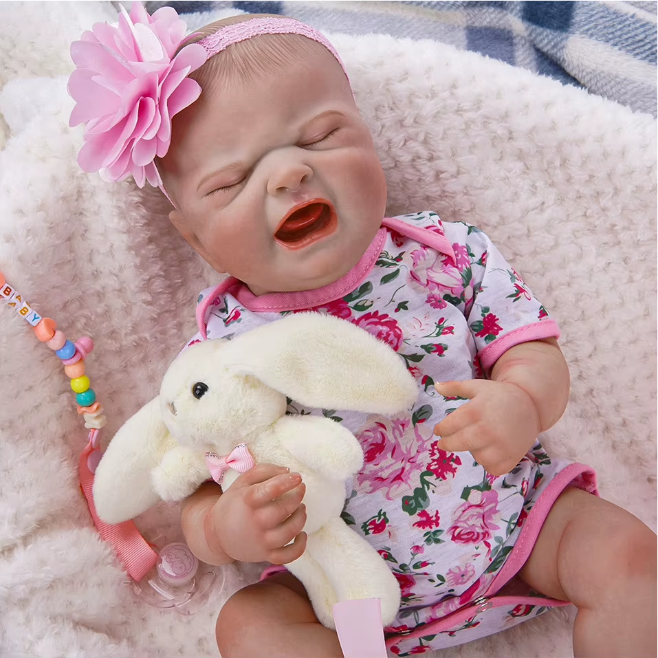 Linda Bebê Reborn Maria Eduarda - Silicone vinil realista