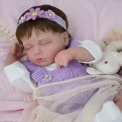 Boneca Bebê Reborn Menina em Silicone Vinil – Pode Tomar Banho