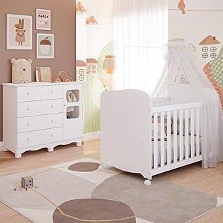 Kit Completo Quarto Bebe - Kit Cômoda E Berço