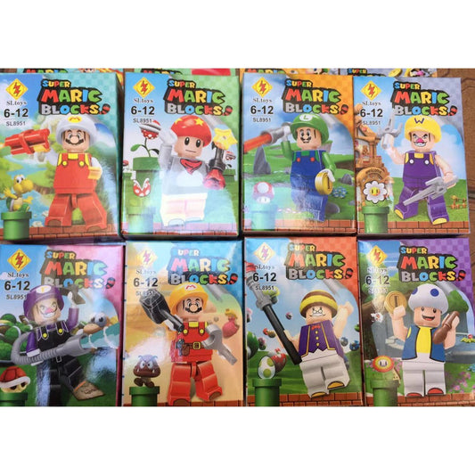 KIT COMPLETO 8 CAIXAS LEGO SUPER MARIO BROW LACRADO PRONTA ENTREGA